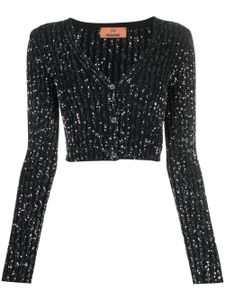 Missoni cardigan orné de sequins à col v - Noir