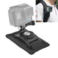 360 graden roterende Quick Release Strap Mount schouder rugzak Mount voor een GoPro HERO 7 / 6 / 5 / 5 session / 4 session / 4 / 3+/ 3 / 2 / 1 , Xia