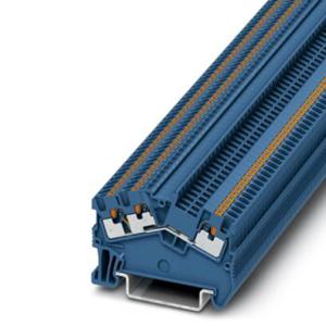 PTS 1,5/S-TWIN BU  (50 Stück) - Feed-through terminal block 3,5mm 17,5A PTS 1,5/S-TWIN BU