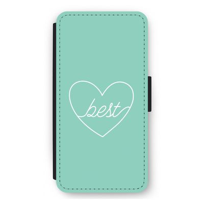 Best heart pastel: iPhone 12 Pro Max Flip Hoesje