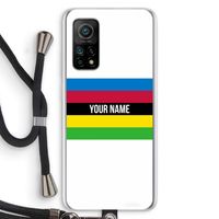 WK Wielrennen: Xiaomi Mi 10T 5G Transparant Hoesje met koord