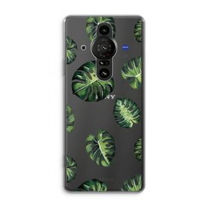 Tropische bladeren: Sony Xperia Pro-I Transparant Hoesje