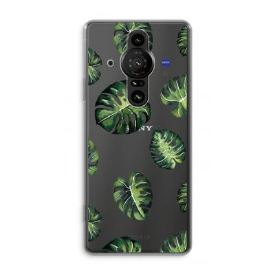 Tropische bladeren: Sony Xperia Pro-I Transparant Hoesje