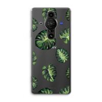 Tropische bladeren: Sony Xperia Pro-I Transparant Hoesje