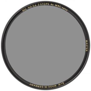 B+W 802 MASTER Graufilter ND 0,6 Neutrale-opaciteitsfilter voor camera's 4,9 cm