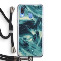 Dreaming About Whales: Samsung Galaxy A40 Transparant Hoesje met koord