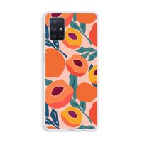 Perzik: Galaxy A71 Transparant Hoesje