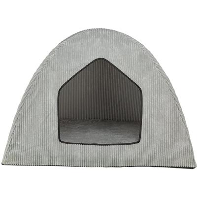 Trixie hondenmand tent jonna vital ribstof lichtgrijs