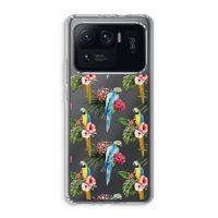 Kleurrijke papegaaien: Xiaomi Mi 11 Ultra Transparant Hoesje