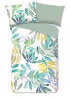Good Morning Dekbedovertrek "palmbladeren" - Multi - (140x200 cm) - Katoen