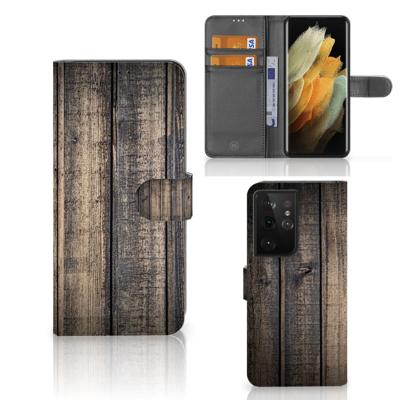 Samsung Galaxy S21 Ultra | Book Style Case | Steigerhout