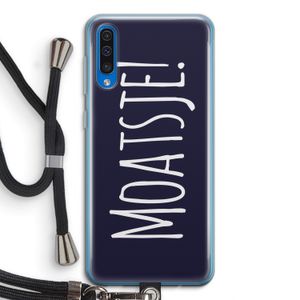 Moatsje!: Samsung Galaxy A50 Transparant Hoesje met koord