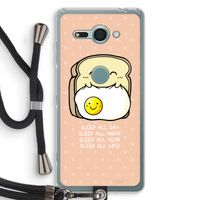 Sleep All Day: Sony Xperia XZ2 Compact Transparant Hoesje met koord