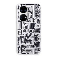 Moroccan Print: Huawei P50 Transparant Hoesje