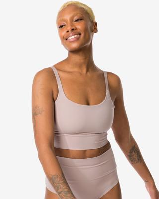 HEMA Niet Voorgevormde Top Zonder Beugel Ultimate Comfort Beige (beige)