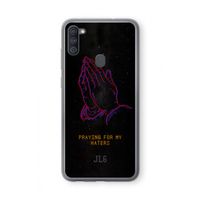 Praying For My Haters: Samsung Galaxy A11 Transparant Hoesje Praying For My Haters: Samsung Galaxy A11 Transparant Hoesje