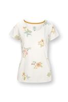 Pip Studio Tilly Top Korte Mouw Blossom Chique Wit L