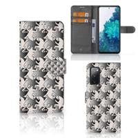 Samsung Galaxy S20 FE | Telefoonhoesje | Met pasjeshouder | Salamander Grey