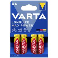 Varta LONGLIFE Max Power AA Bli 4 AA batterij (penlite) Alkaline 2900 mAh 1.5 V 4 stuk(s)