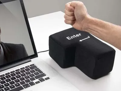 Grote Enter Knop USB