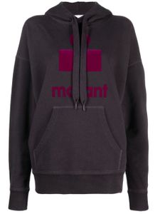 MARANT ÉTOILE Mansell logo-print hoodie - Gris