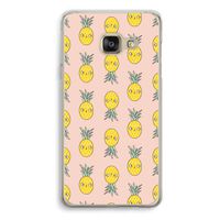 Ananas: Samsung A3 (2017) Transparant Hoesje Ananas: Samsung A3 (2017) Transparant Hoesje