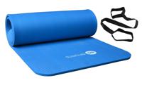 Fitnessmat / trainingsmat NBR RS Sports l blauw l 180 x 60 x 1,5 cm