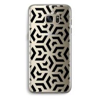 Crazy pattern: Samsung Galaxy S7 Edge Transparant Hoesje