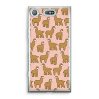 Alpacas: Sony Xperia XZ1 Compact Transparant Hoesje