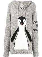 CHANEL Pre-Owned hoodie Penguin à lien de resserrage (2007) - Gris - thumbnail