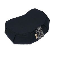 Crescent meditation cushion - Navy Blue - thumbnail