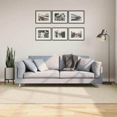 VidaXL Vloerkleed huarte laagpolig zacht wasbaar 160x230 cm crème