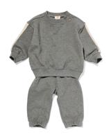 HEMA Baby kleding sweatset grijs (grijs)