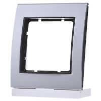 Hager 10113004 veiligheidsplaatje voor stopcontacten Aluminium, Wit - thumbnail