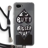 Big butt bigger heart: Pixel 3a Transparant Hoesje met koord