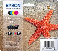Epson inktcartridge 603, 130-150 pagina&apos;s, OEM C13T03U64010, 4 kleuren