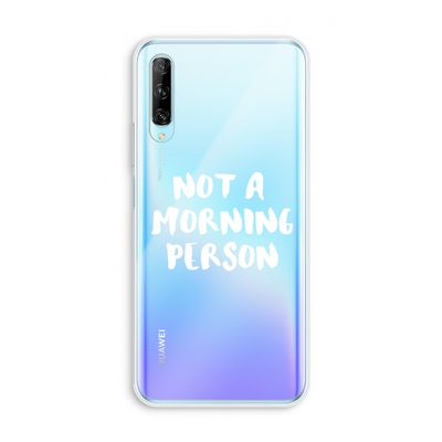Morning person: Huawei P Smart Pro Transparant Hoesje