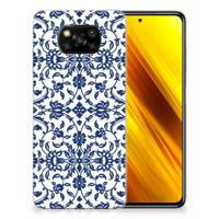 Xiaomi Poco X3 | Poco X3 Pro | TPU Case | Flower Blue