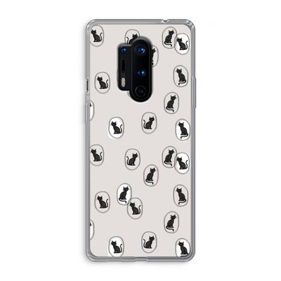 Miauw: OnePlus 8 Pro Transparant Hoesje