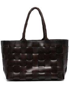 DRAGON DIFFUSION sac cabas Japan en cuir - Marron