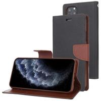 Voor iPhone 11 Pro MERCURY GOOSPERY FANCY dagboek horizontale Flip lederen draagtas met houder & kaartsleuven & portemonnee (Dlack Brown)