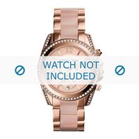 Michael Kors horlogeband MK6349 Staal Rosé - thumbnail