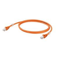 Weidmüller 2563810250 RJ45 Netwerkkabel, patchkabel CAT 6A S/FTP 25.00 m Oranje Vlambestendig 1 stuk(s)