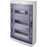 Sygonix SY-6696062 Kleine verdeelkast Opbouw (op muur) Aantal groepen: 36 Aantal rijen: 3 Inhoud: 1 stuk(s)