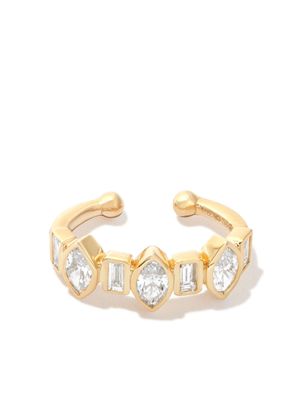SHAY bijou d'oreille Bezel en or 18ct