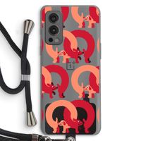 Dogs: OnePlus Nord 2 5G Transparant Hoesje met koord