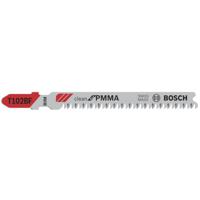 Bosch Accessories 2608636781 Decoupeerzaagblad T 102 BF, Clean for PMMA 5 stuk(s)