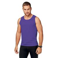 Sport singlet voor heren - Paars - Tanktop hemd - Herenkleding - Mouwloze t-shirts