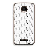 Pluimen: Motorola Moto Z Force Transparant Hoesje Pluimen: Motorola Moto Z Force Transparant Hoesje