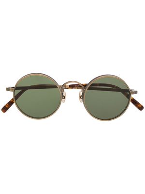 Matsuda lunettes de soleil à monture ronde - Bleu